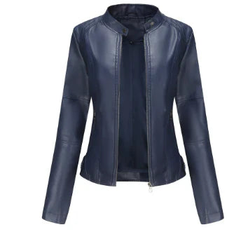 Alex Elegante Kunstlederjacke für Frauen | Zeitloser Stil und Raffinesse