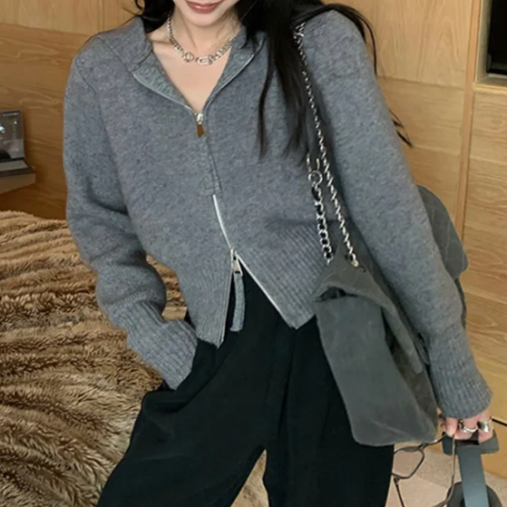 Emma | Einzigartige & elegante kurze Strickjacke für einen trendigen Stil