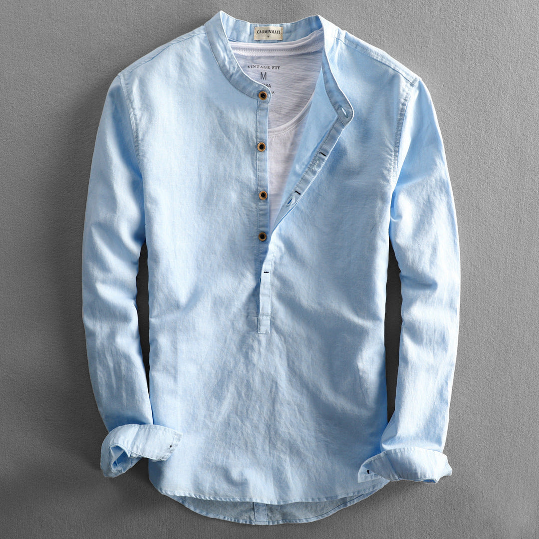 Lyonel Sommerhemd für Herren aus Leinen und Baumwolle | Eleganz und Komfort