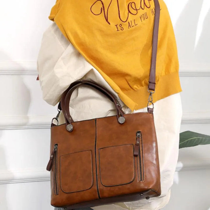 Sweetheart Schultertasche aus Leder | Elegant, langlebig und alltagstauglich