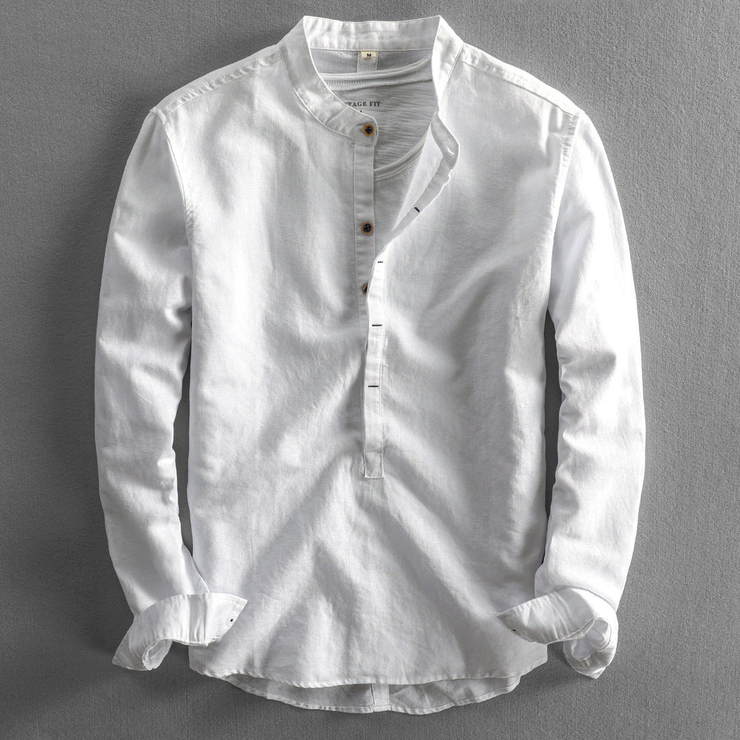 Lyonel Sommerhemd für Herren aus Leinen und Baumwolle | Eleganz und Komfort