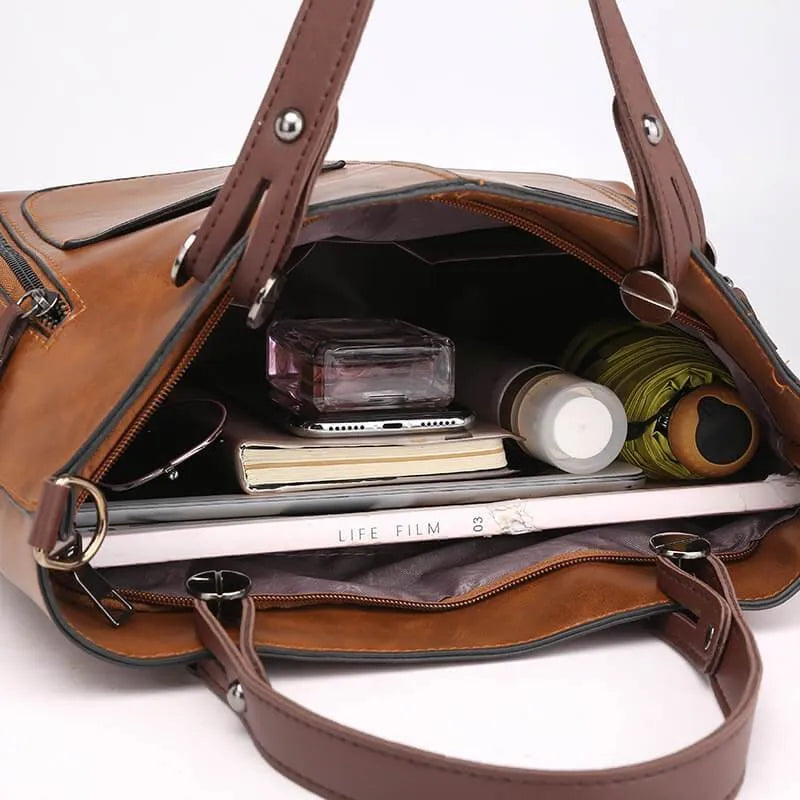 Sweetheart Schultertasche aus Leder | Elegant, langlebig und alltagstauglich
