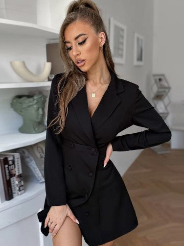 Candice Zweireihiges Blazerkleid | Eleganz und professioneller Stil für alle Anlässe