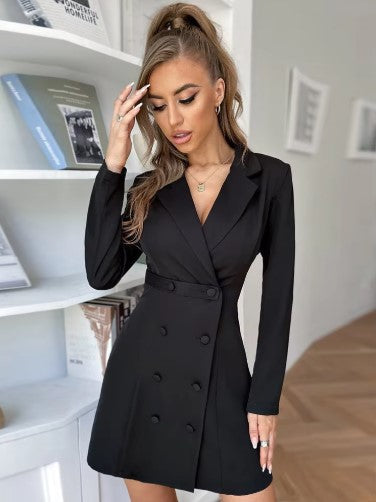 Candice Zweireihiges Blazerkleid | Eleganz und professioneller Stil für alle Anlässe