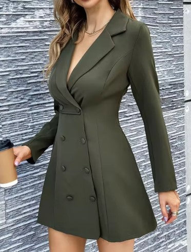 Candice Zweireihiges Blazerkleid | Eleganz und professioneller Stil für alle Anlässe