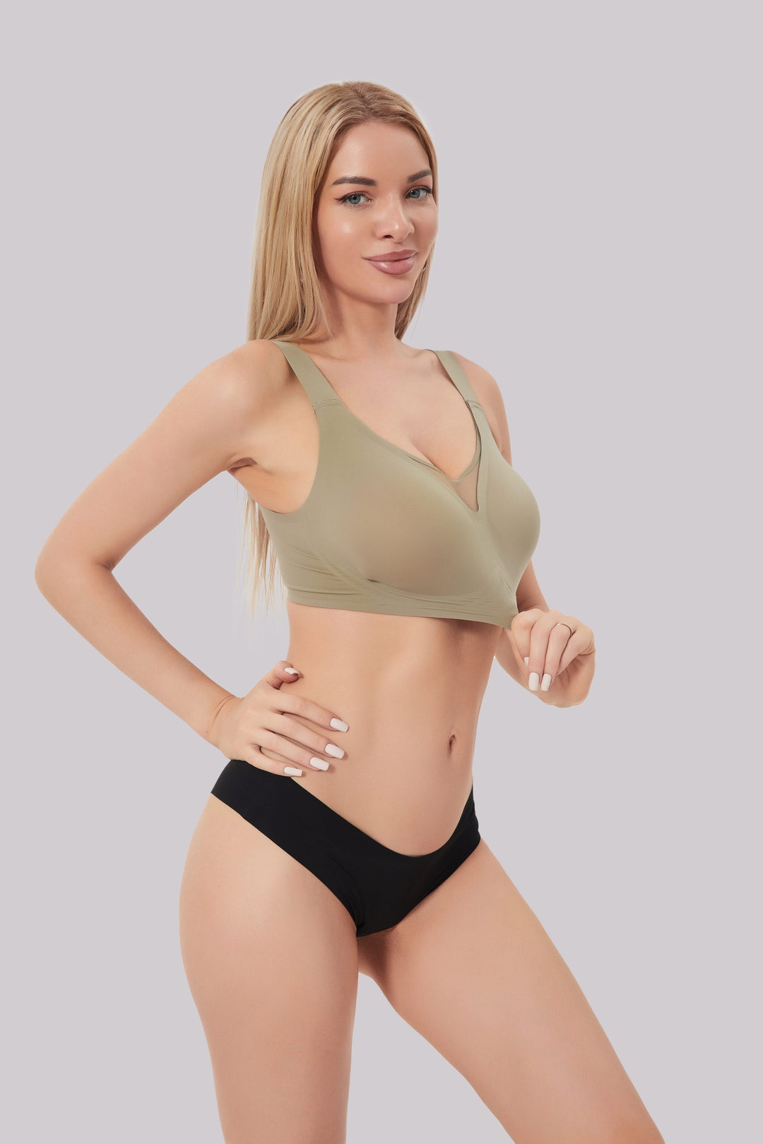 Liora Shaping BH | Bequemer Büstenhalter ohne Bügel mit natürlichem Push-Effekt