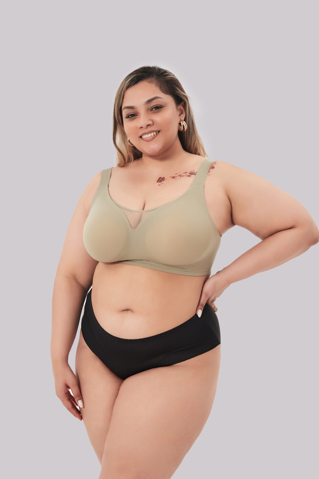 Liora Shaping BH | Bequemer Büstenhalter ohne Bügel mit natürlichem Push-Effekt