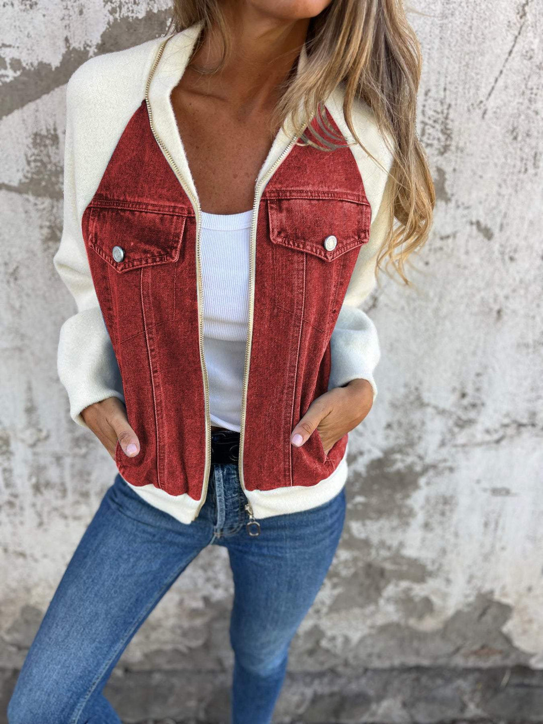 Brooklynn - Moderne Jacke mit Denim