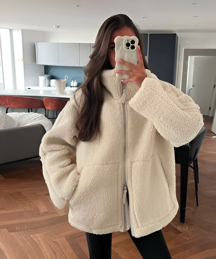 TESSA | Warme Teddy-Jacke