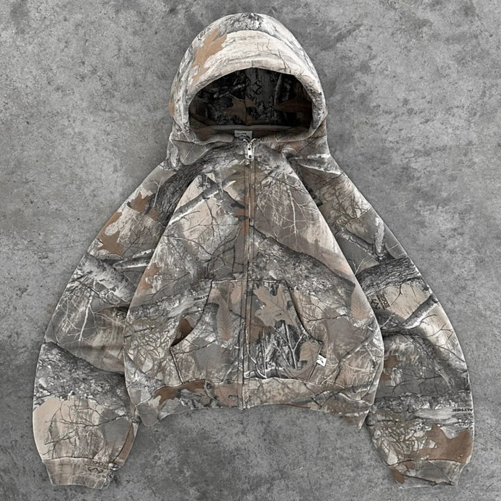 Basil | Herren Camo Kapuzenjacke - Urban Style & Lässige Bequemlichkeit