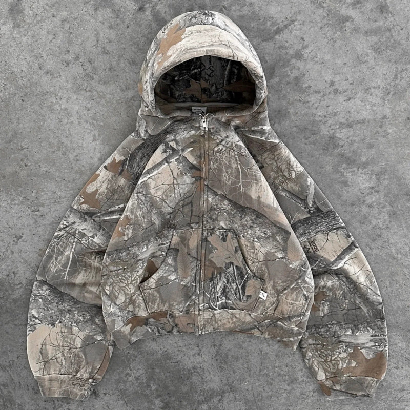 Basil | Herren Camo Kapuzenjacke - Urban Style & Lässige Bequemlichkeit