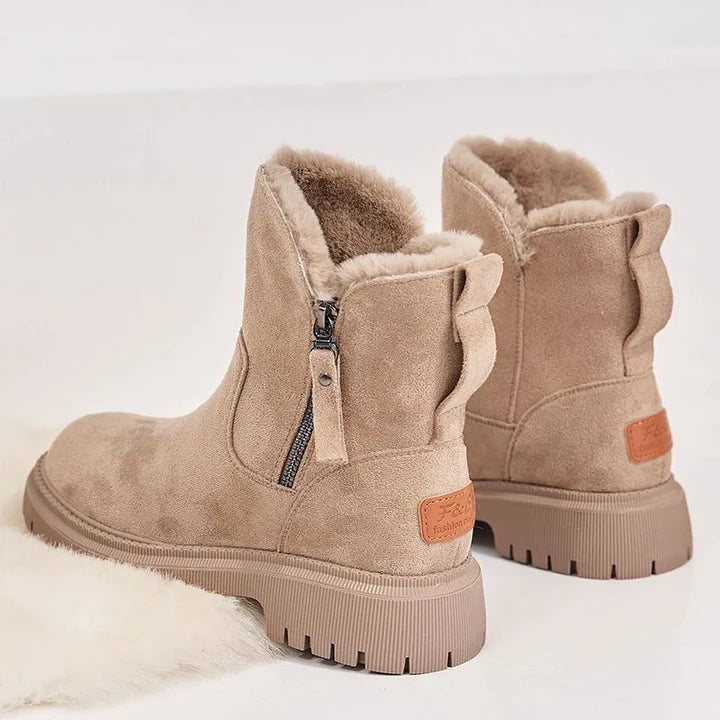 Stiefel Frauen Winter | Dickes Futter Rutschfeste Sohle Warm