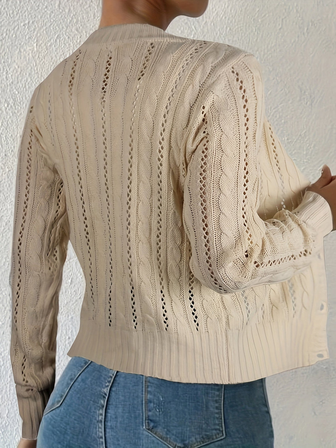 Leah Knitted Cardigan – Weich, Zeitlos, Perfekt für den Winter