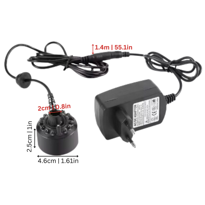 Herbstzauber MysticMist Räuchermaschine | Bunte LED Effekte & dichter Nebel für Partys
