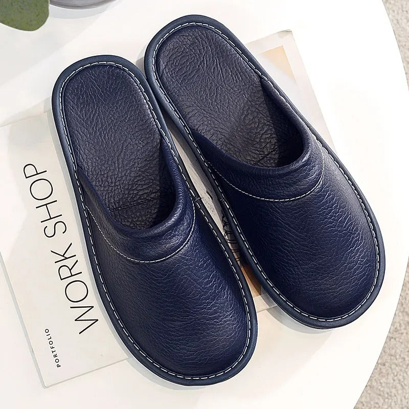 Hugo Vegan Leder Pantoffeln | Komfort und Eleganz für Zuhause