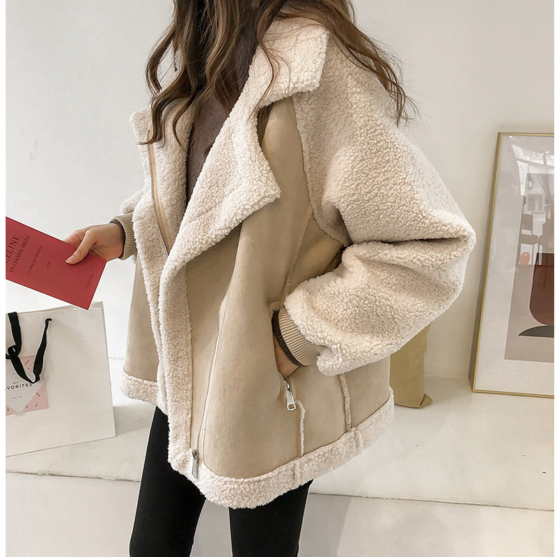 Anaïs | Wintermantel aus Wildleder - Eleganz und Wärme