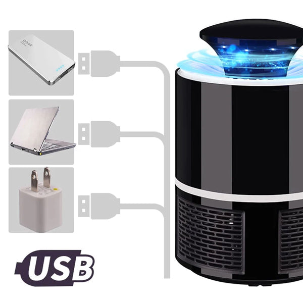 USB-LED-Mückenschutzlampe - Elektrische Öko-Falle für fliegende Insekten