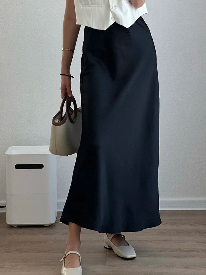 Laure | Luxuriöser Satinrock - Eleganz und Komfort für jeden Anlass