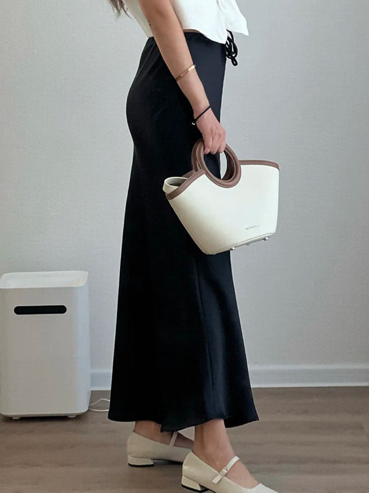 Laure | Luxuriöser Satinrock - Eleganz und Komfort für jeden Anlass