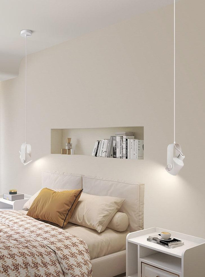 Nordic Deckenstrahler aus Holz und Metall - Elegante und minimalistische Pendelleuchte