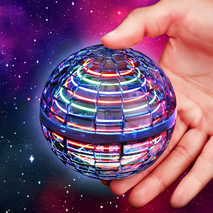 Fliegender Ball mit LED-Lichtern | Wiederaufladbares interaktives Spielzeug für Kinder