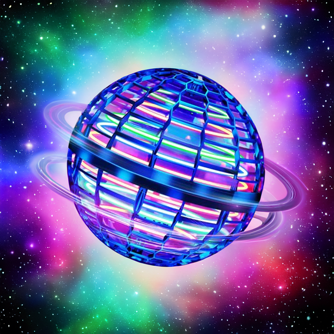 Fliegender Ball mit LED-Lichtern | Wiederaufladbares interaktives Spielzeug für Kinder