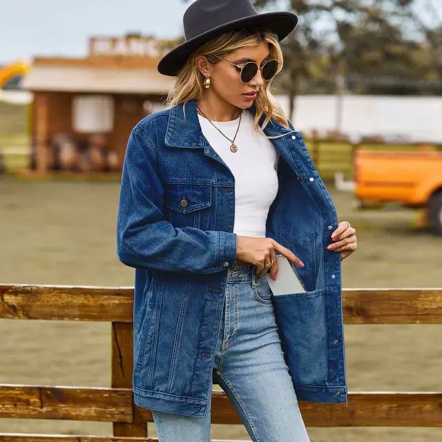 Die Vintage-Jeansjacke unter Ihrem Mantel - HAILEY