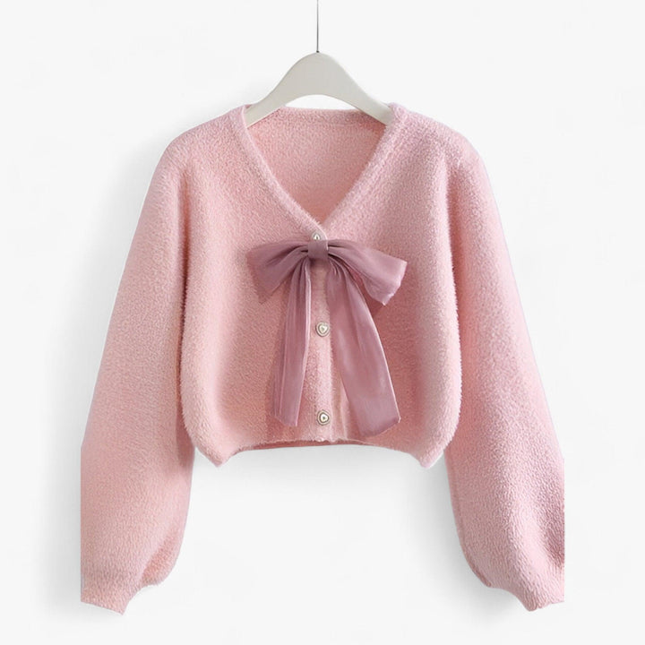 Rosa | Weiche & Sophisticated Pink Strickjacke für eleganten Komfort