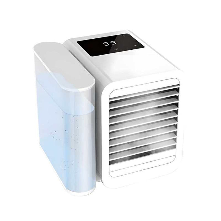 MicroCool tragbare Mini-Klimaanlage - Geräuschlose Kühlung mit 1000 ml Tank