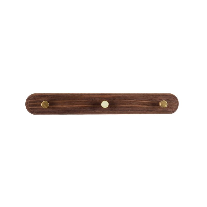 LignaHook Wandgarderobe aus Holz & Messing | Minimalistisches & elegantes Design