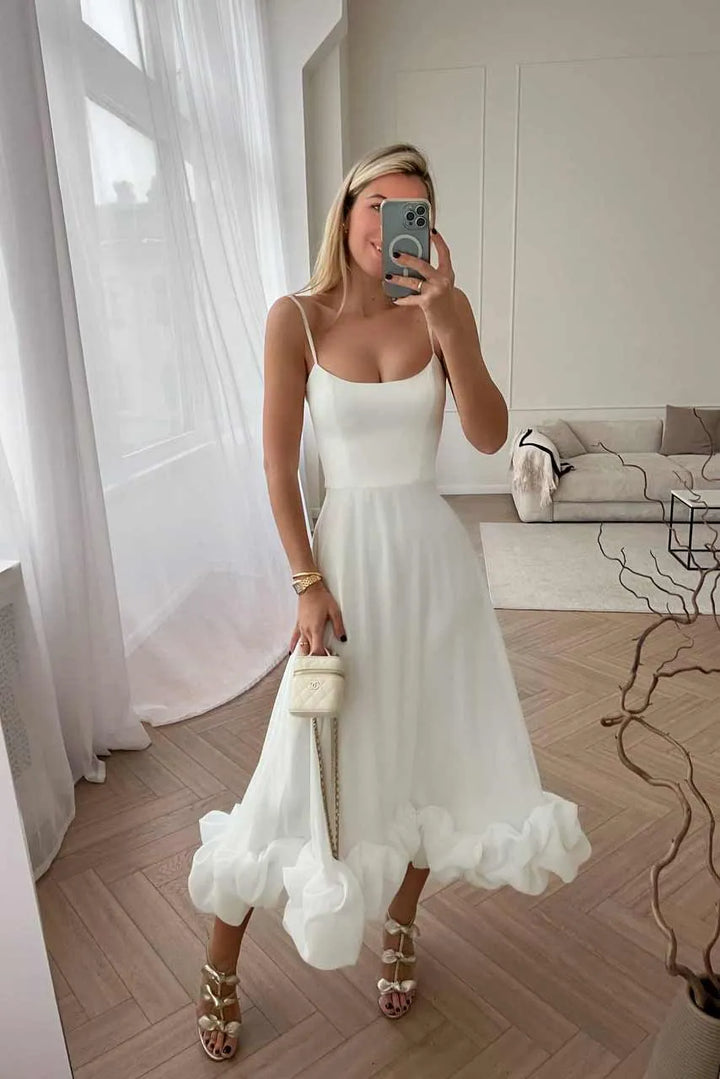 Midikleid Damen | Bequeme & elegante Passform | Zeitloses Design für jeden Anlass