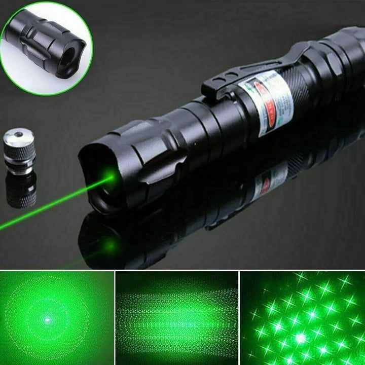 Grüner, wiederaufladbarer Laserpointer | Hochpräziser Laser mit großer Reichweite