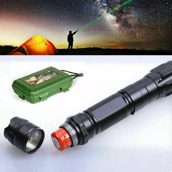 Grüner, wiederaufladbarer Laserpointer | Hochpräziser Laser mit großer Reichweite