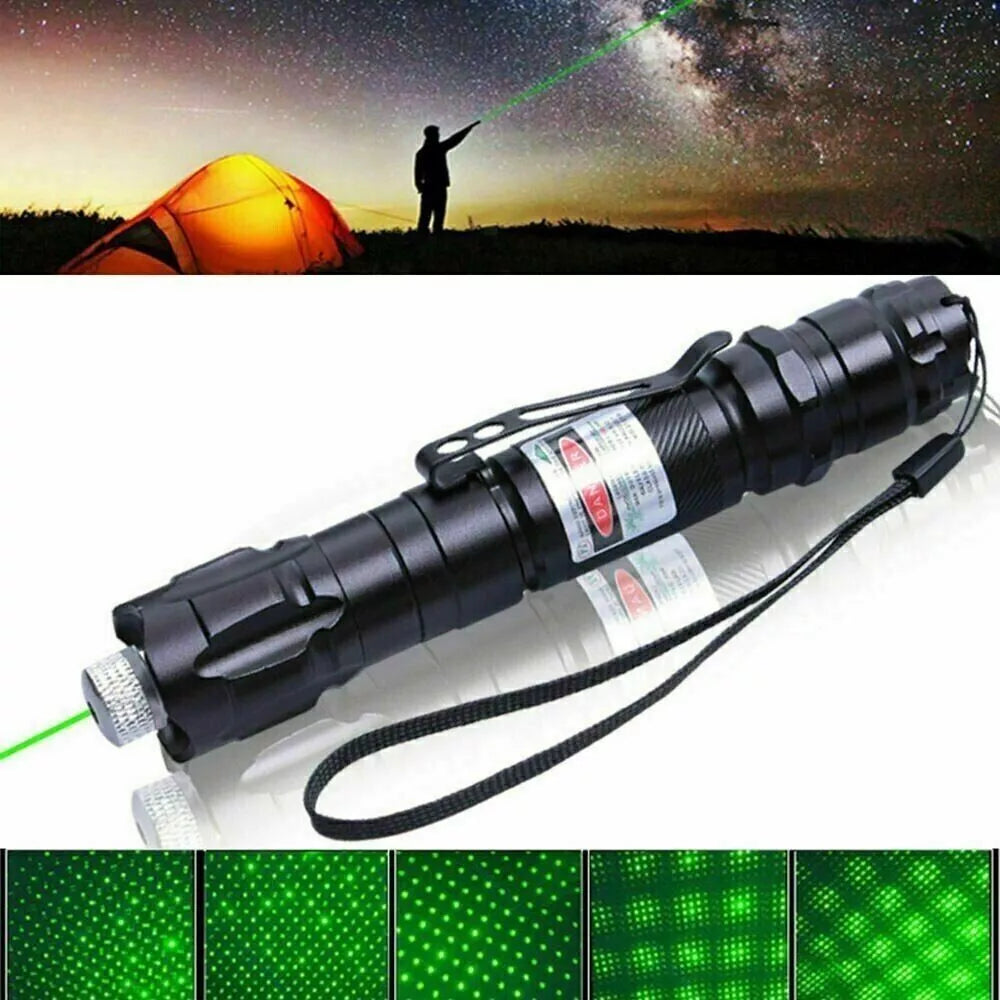 Grüner, wiederaufladbarer Laserpointer | Hochpräziser Laser mit großer Reichweite
