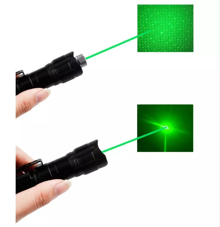 Grüner, wiederaufladbarer Laserpointer | Hochpräziser Laser mit großer Reichweite