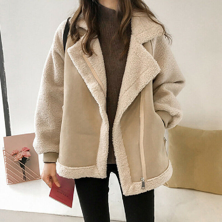 Anaïs | Wintermantel aus Wildleder - Eleganz und Wärme