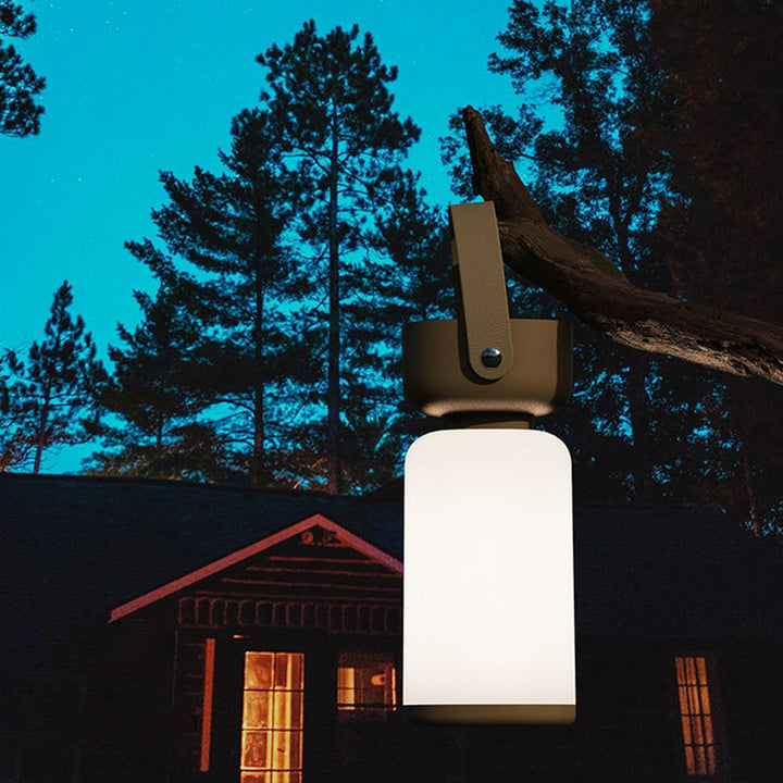 Amanti | Tragbare und wasserdichte LED-Tischlampe - Modernes zylindrisches Design
