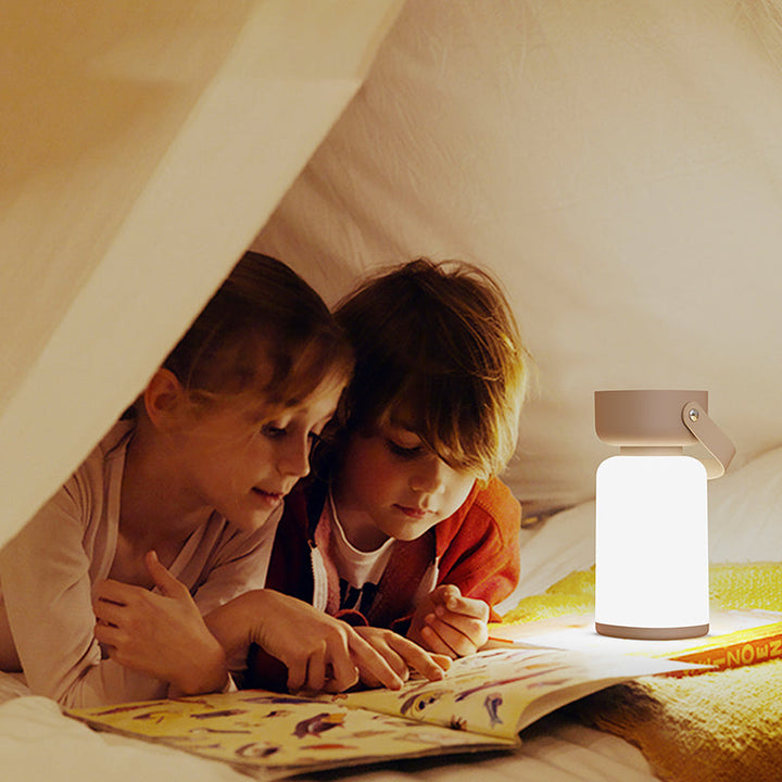 Amanti | Tragbare und wasserdichte LED-Tischlampe - Modernes zylindrisches Design