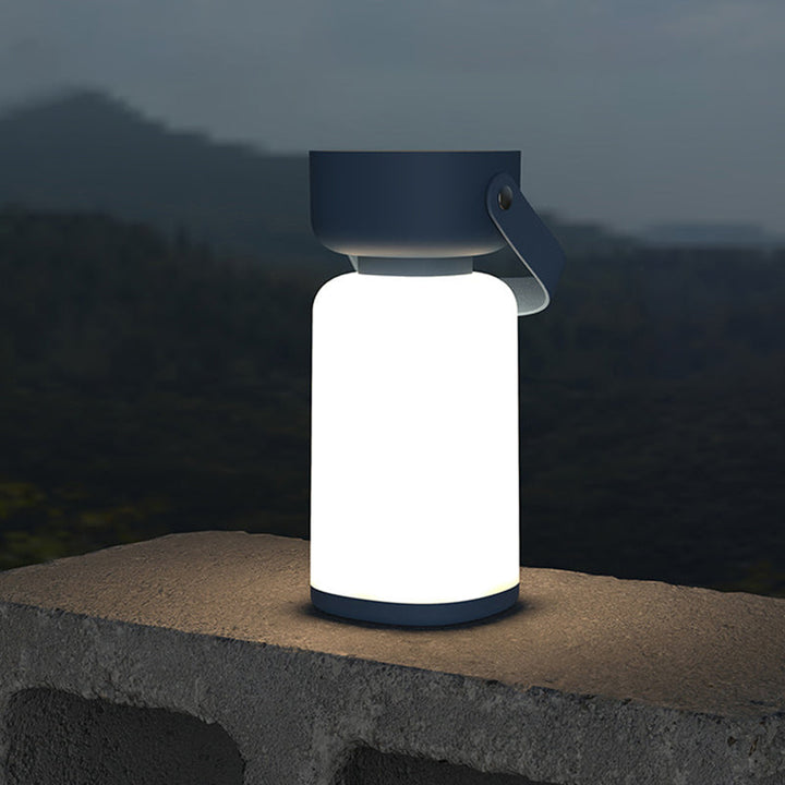 Amanti | Tragbare und wasserdichte LED-Tischlampe - Modernes zylindrisches Design