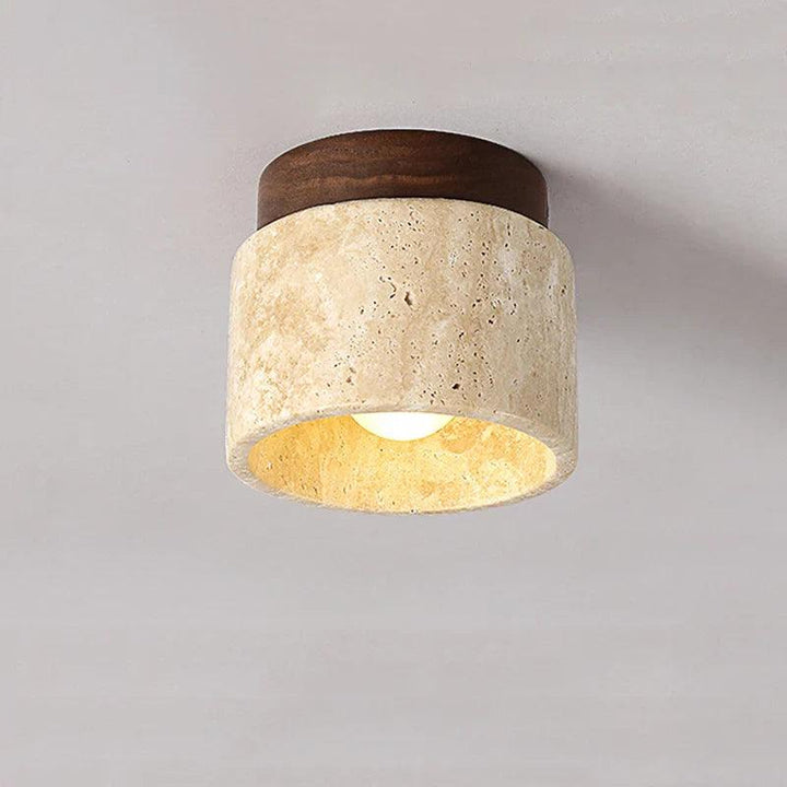 Buijou | Deckenleuchte aus Holz und Marmor für elegante Innenräume