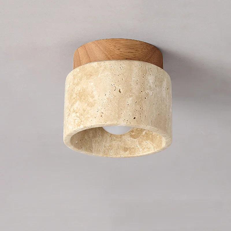 Buijou | Deckenleuchte aus Holz und Marmor für elegante Innenräume