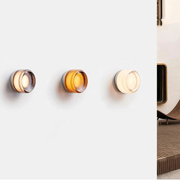 Mystic | Dimple Flush Mount Wandleuchte
