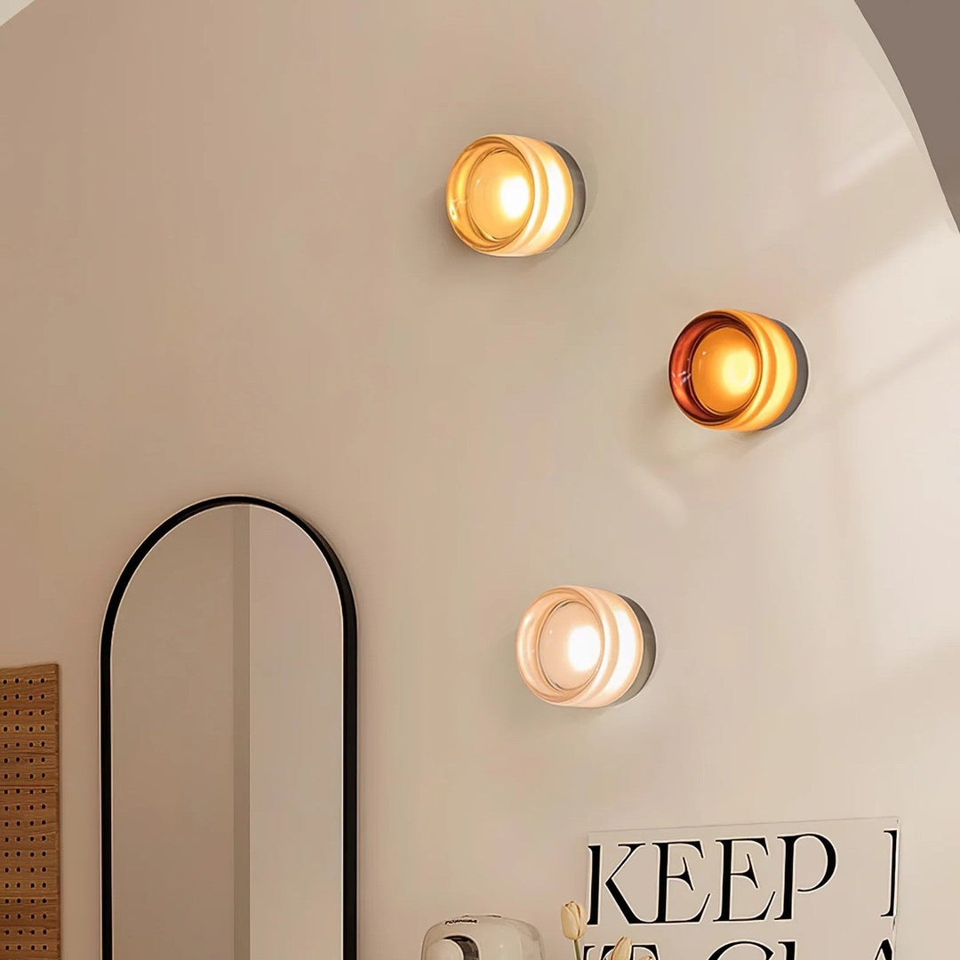 Mystic | Dimple Flush Mount Wandleuchte