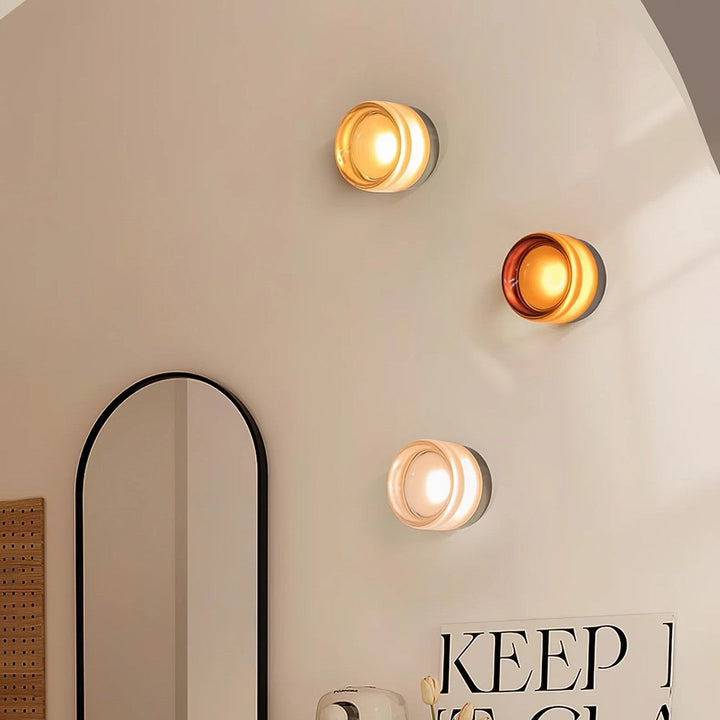 Mystic | Dimple Flush Mount Wandleuchte
