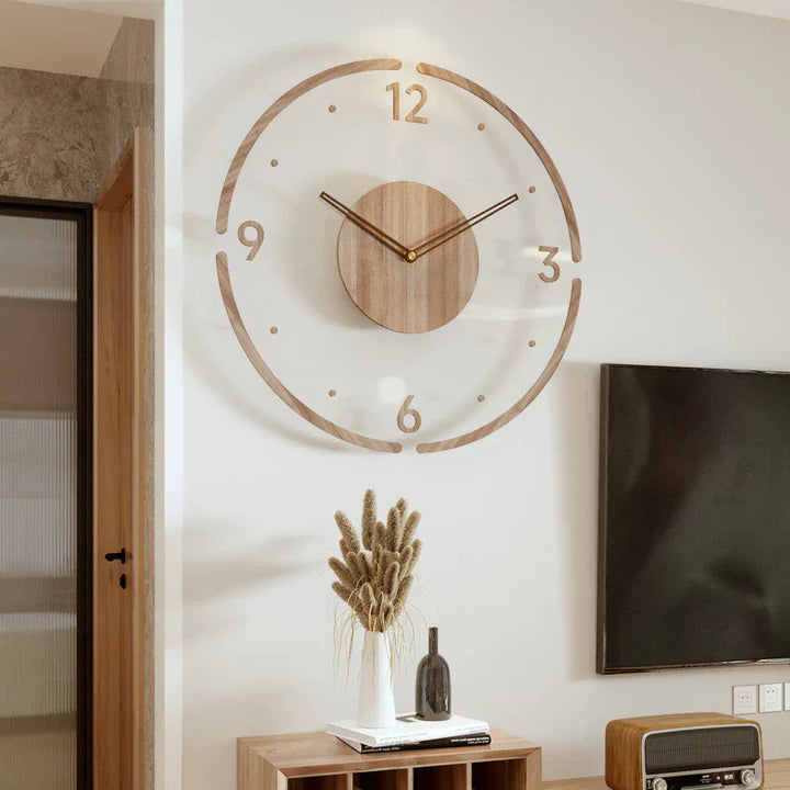 Nordischer Wandnagel | Houten Design & Stil Uurwerk