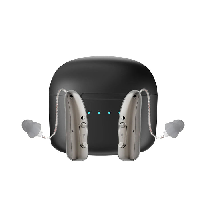 Wiederaufladbare Bluetooth-Hörgeräte mit Geräuschunterdrückung | Klarer und komfortabler Klang