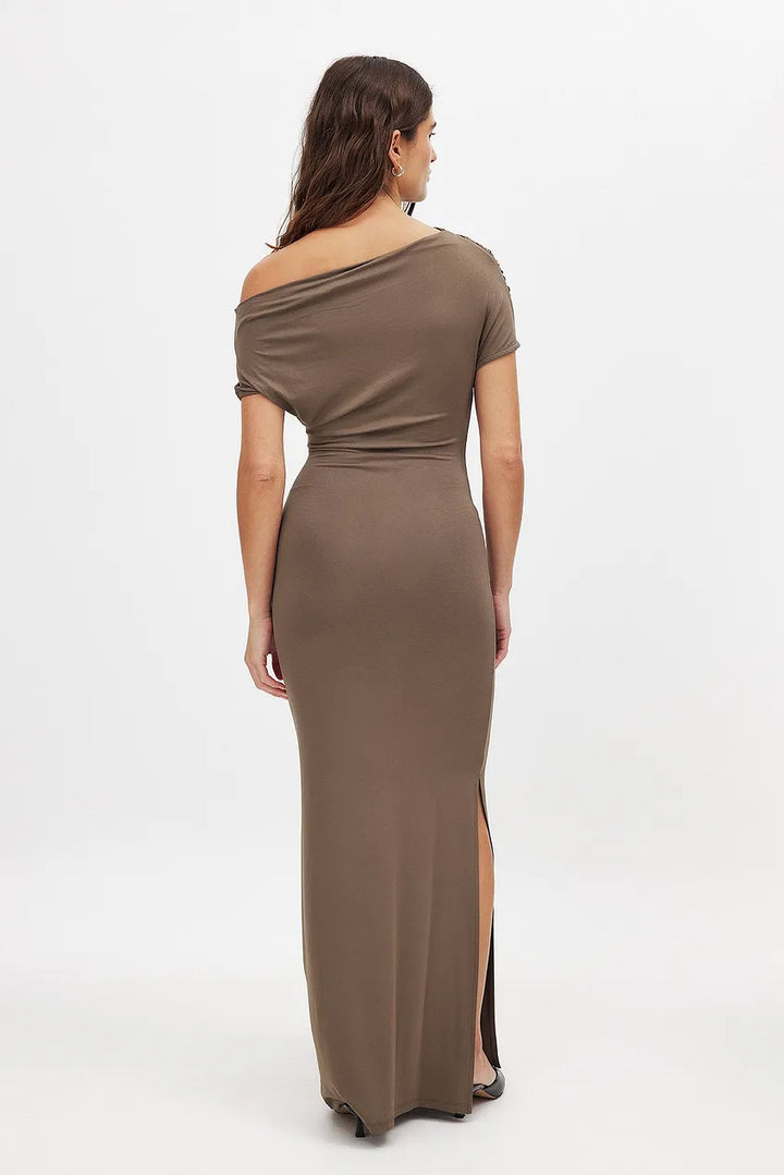 Mandy Elegantes Maxikleid für Frauen | Raffinierter Stil für alle Gelegenheiten