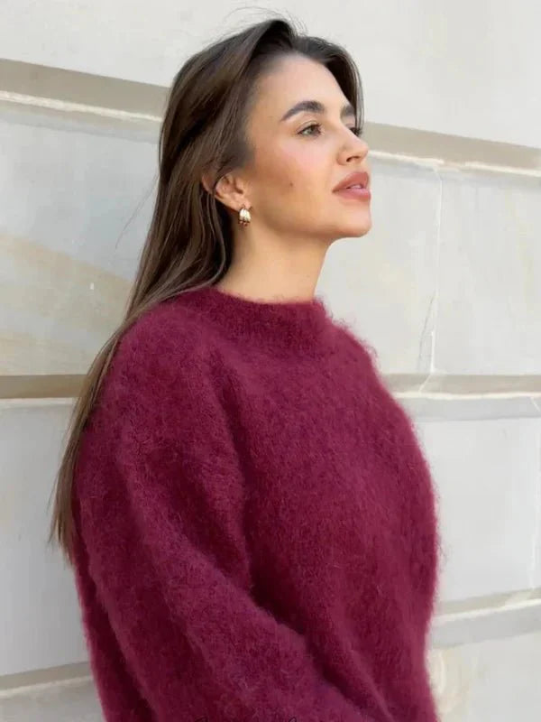 Sophia Mohair Pullover – Luxuriöser Komfort mit Zeitloser Oversize-Passform