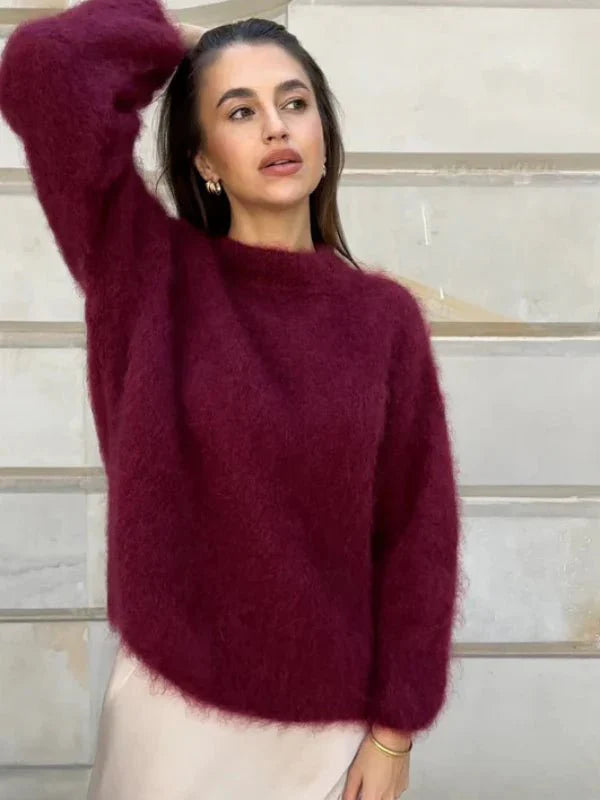 Sophia Mohair Pullover – Luxuriöser Komfort mit Zeitloser Oversize-Passform