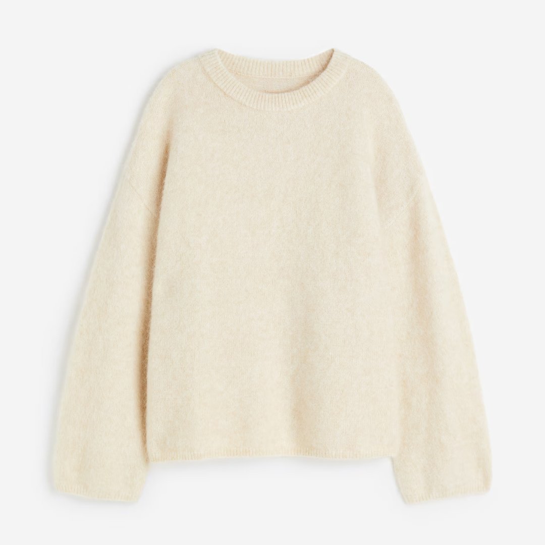 Sophia Mohair Pullover – Luxuriöser Komfort mit Zeitloser Oversize-Passform